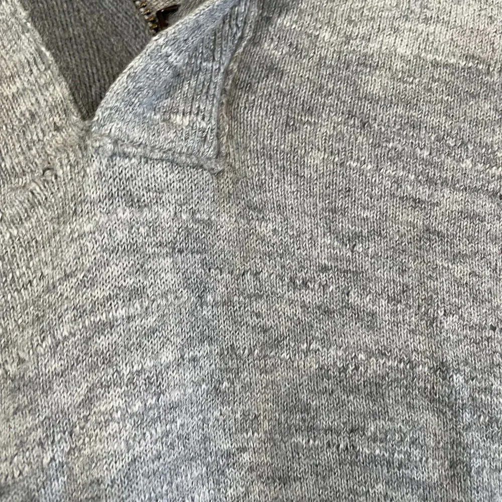 Banana Republic Zip Up Cotton Sweater